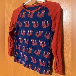 KicKee Pants Navy Fox Long Sleeve Top Size 2T